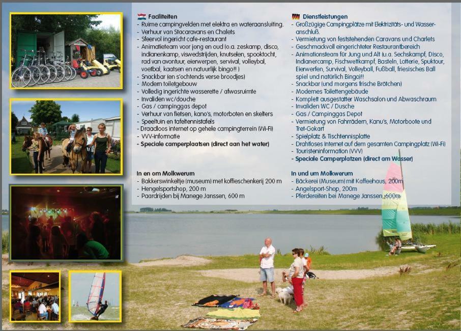 Zuiderzee-Chalet 22 Molkwerum Exteriör bild